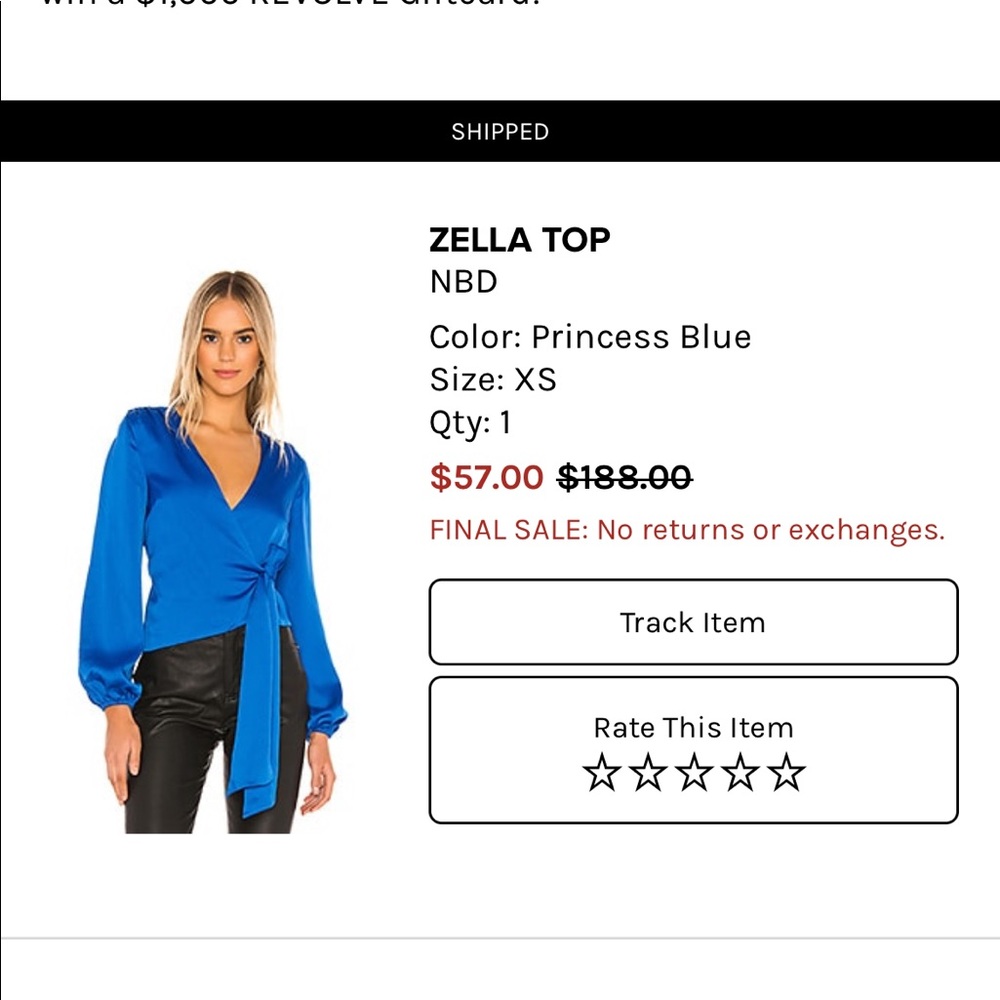 NBD Zella top
